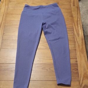 Purple High-Waisted Leggings